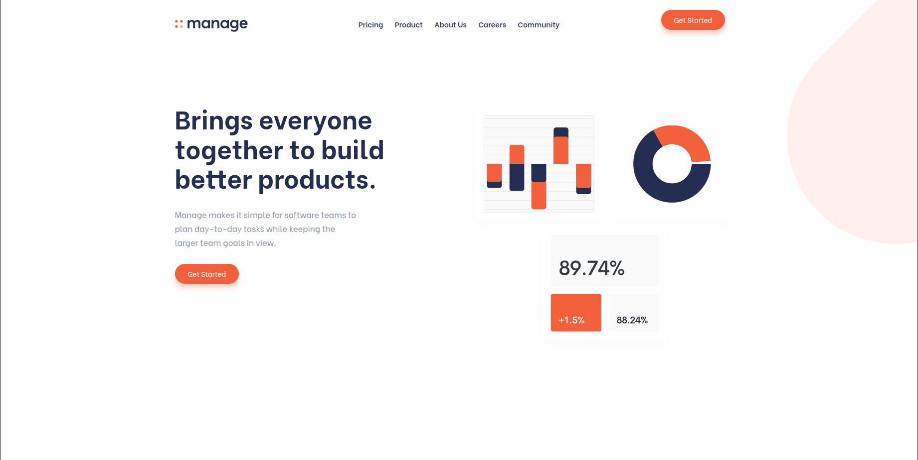 Manage - Product Page preview